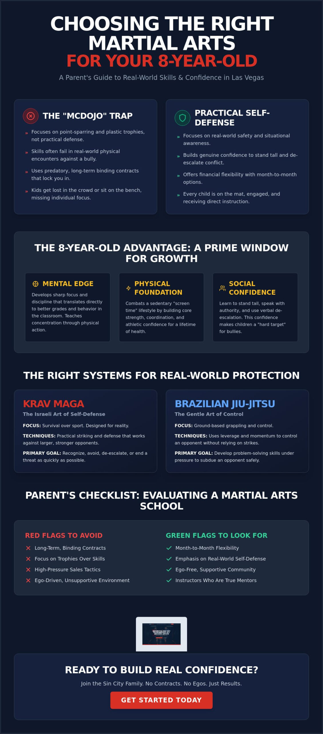 Martial Arts for 8-Year-Olds in Las Vegas: Real Skills, No Ego, No Contracts
