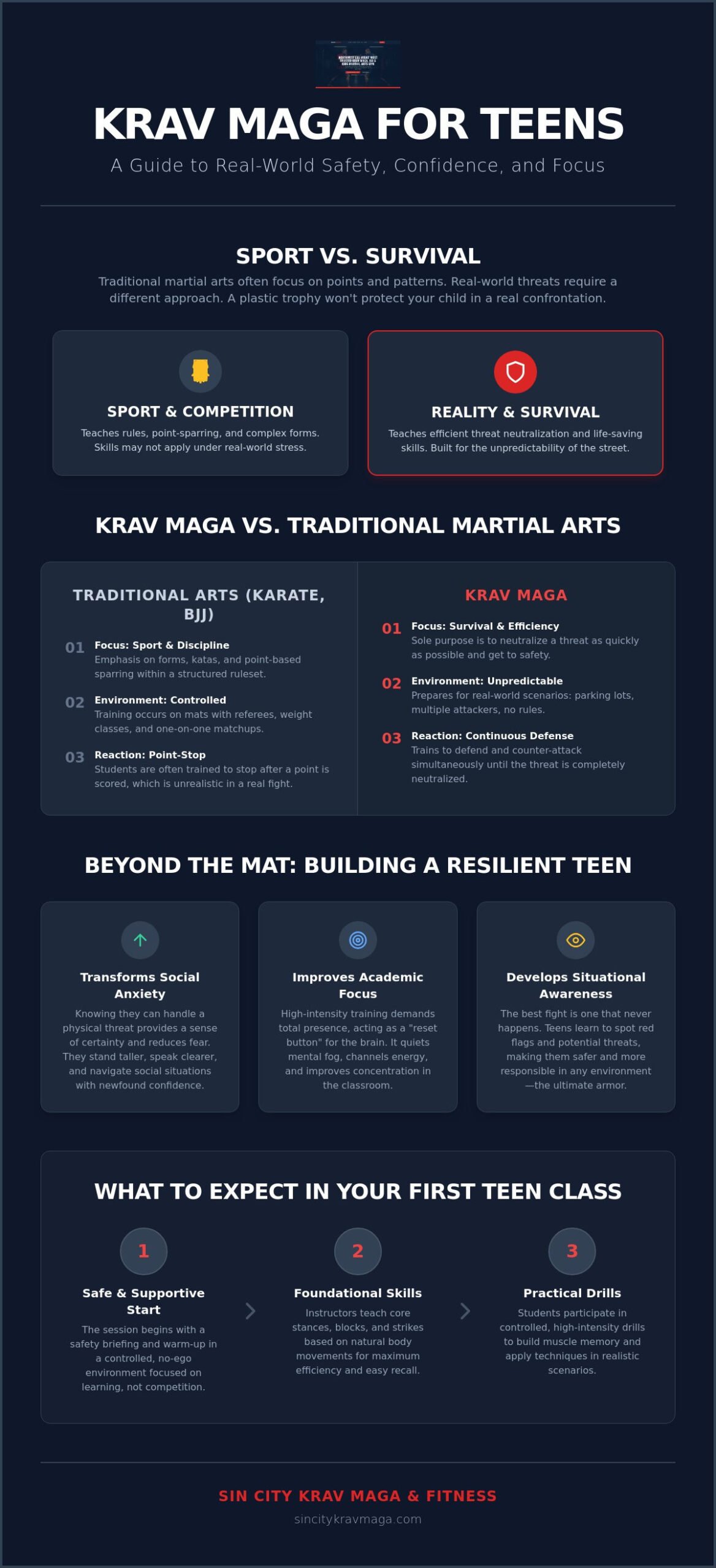 Krav Maga for Teens in Las Vegas: Real-World Safety and Confidence