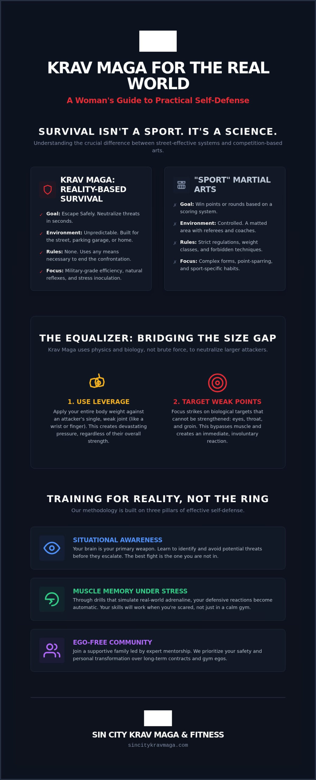 Women's Krav Maga in Las Vegas: Tactical Safety for the Real World